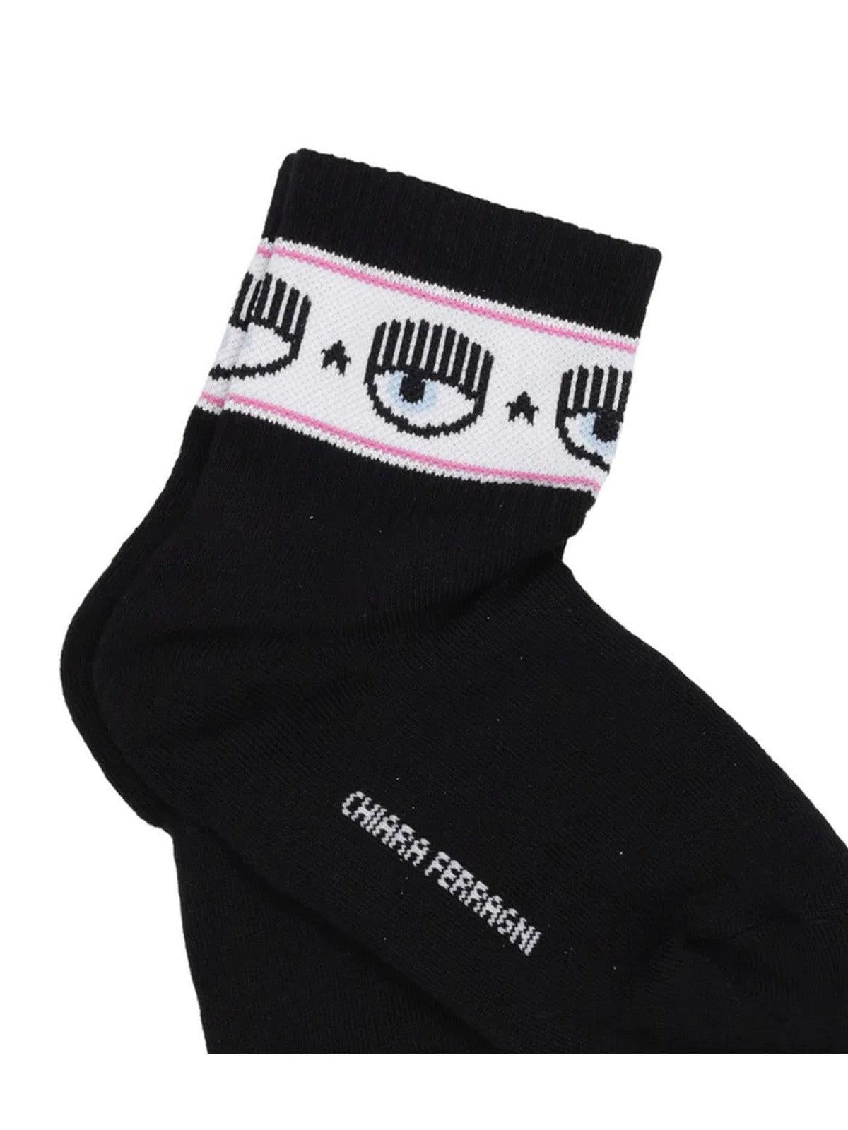 CHIARA FERRAGNI Calzini Donna 75SB0J21 ZG043 899 Nero - Stilato