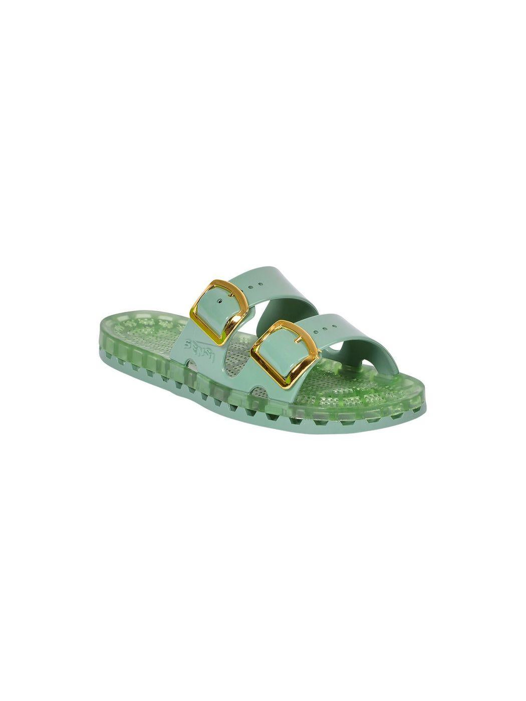 SENSI Ciabatta Donna La jolla flamingo 4151/FL 350 Verde - Stilato