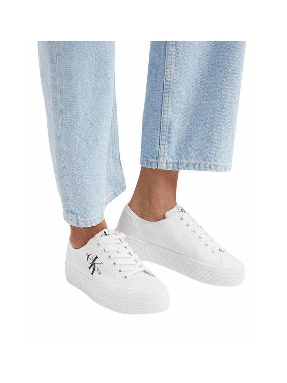 CALVIN KLEIN Sneaker Donna YW0YW01030 YBR Bianco - Stilato