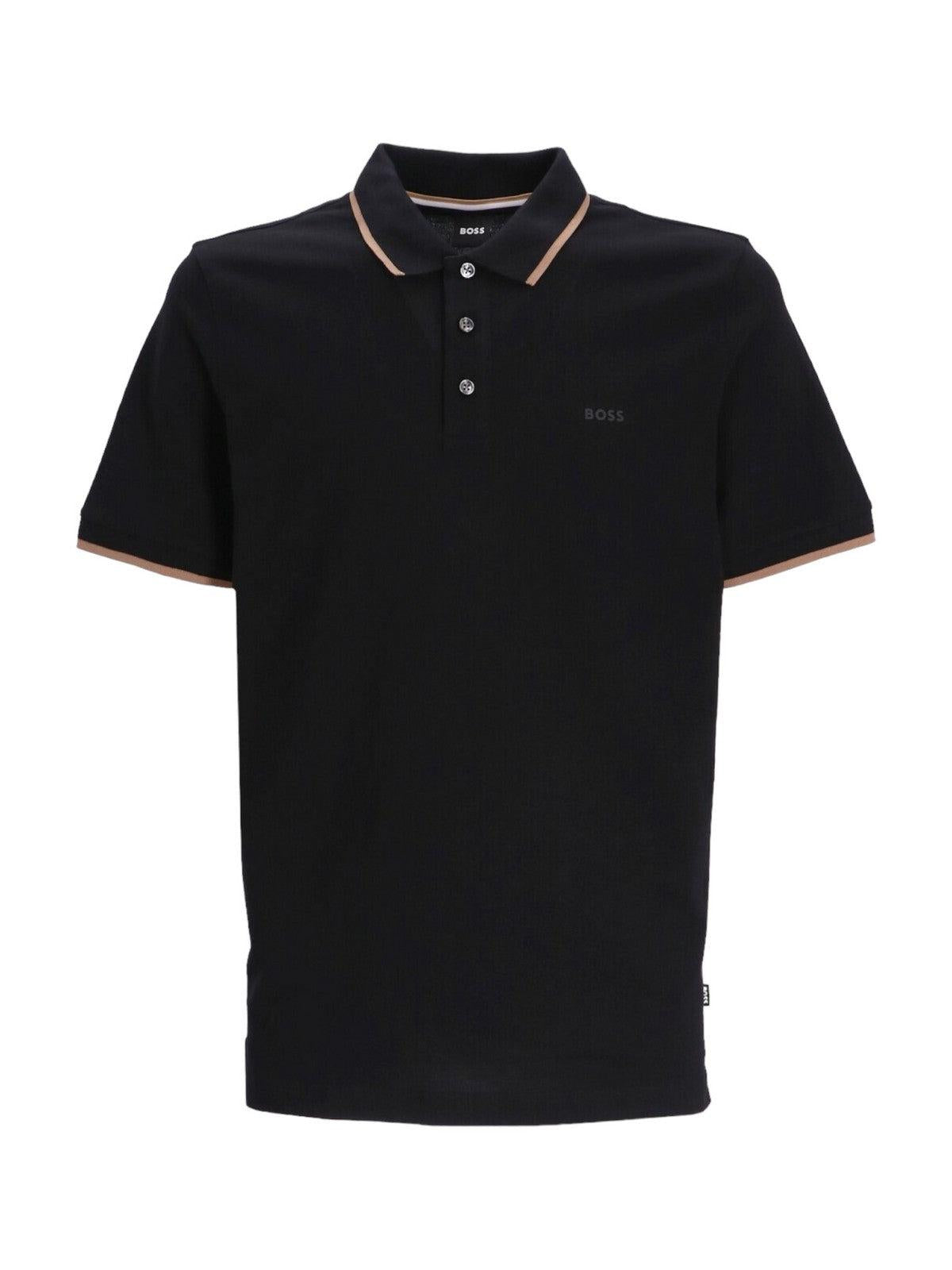 HUGO BOSS T-Shirt e Polo Uomo 50494697 001 Nero - Stilato