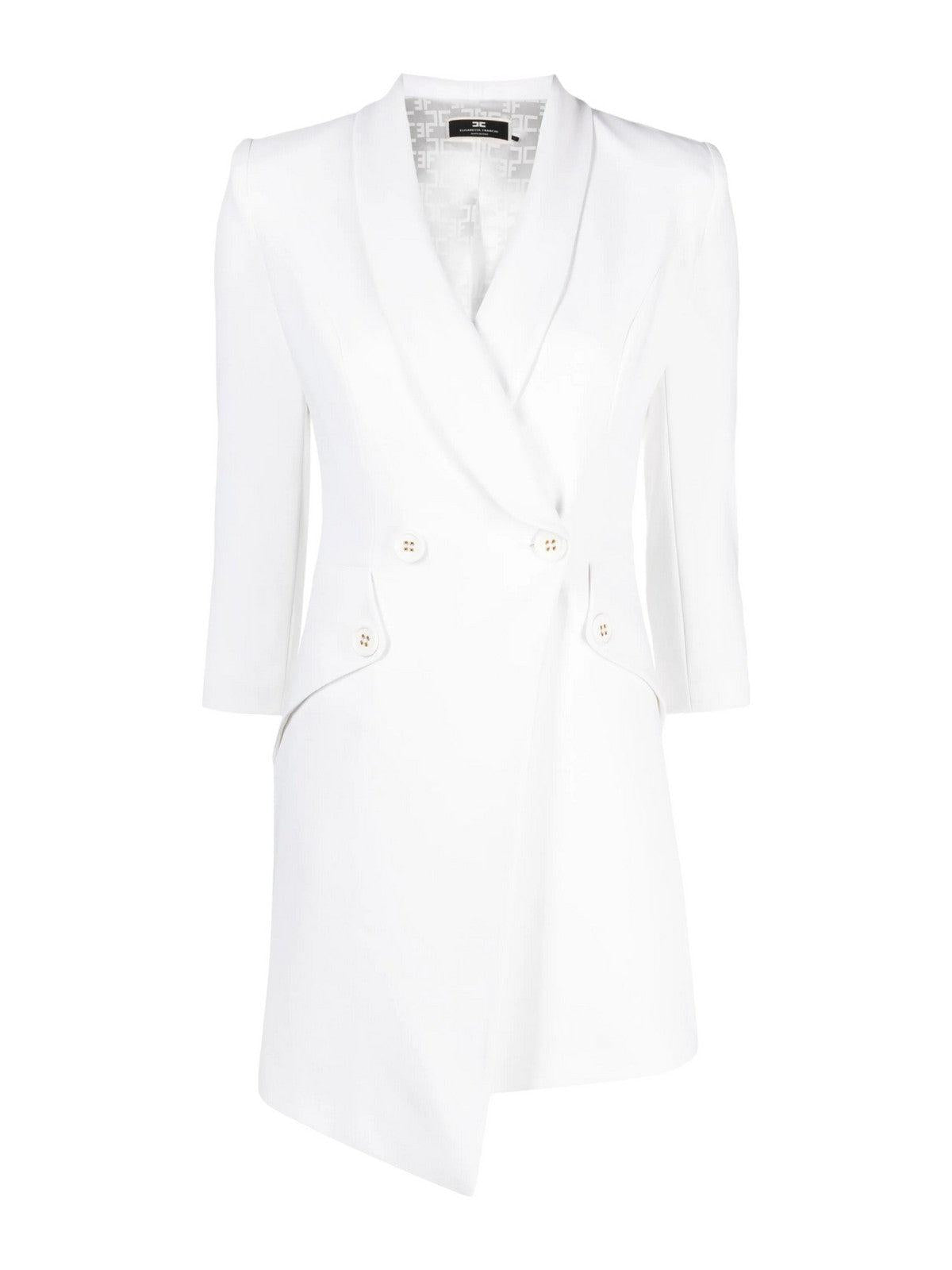 ELISABETTA FRANCHI Abito Donna AB56241E2 360 Avorio - Stilato