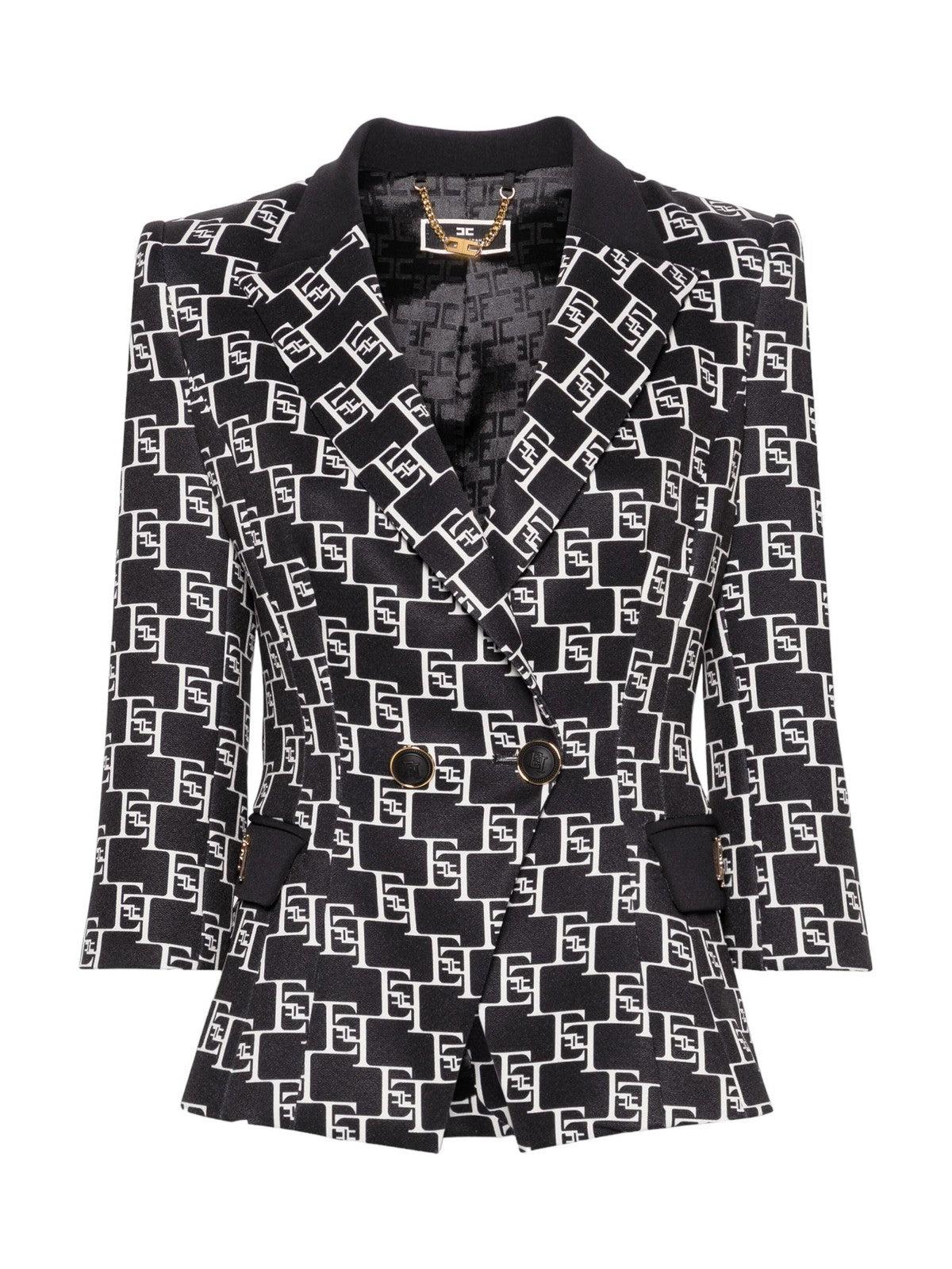 ELISABETTA FRANCHI Giacca Donna GIS6141E2 685 Nero - Stilato