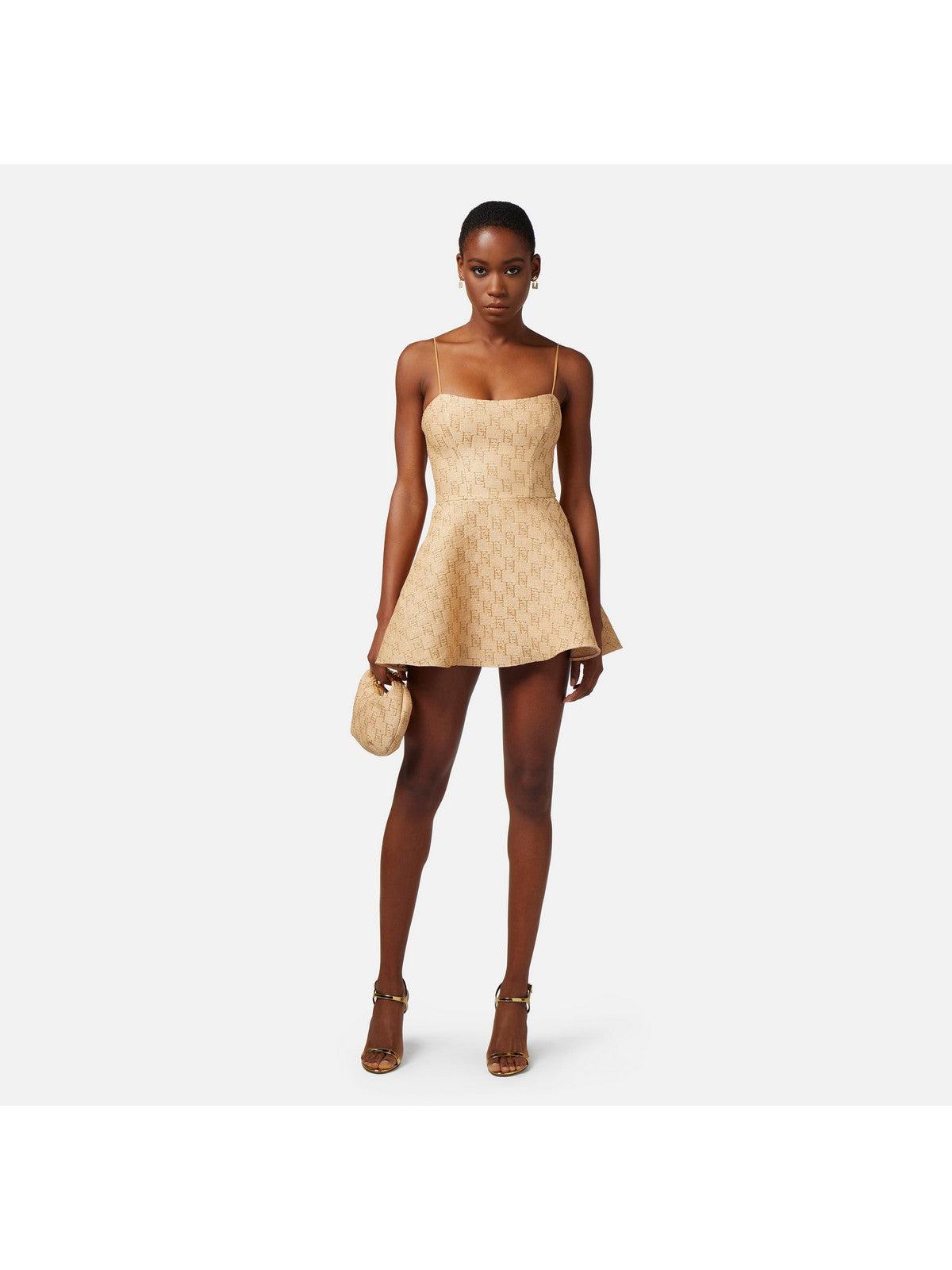 ELISABETTA FRANCHI Abito Donna AB64142E2 CE1 Beige - Stilato