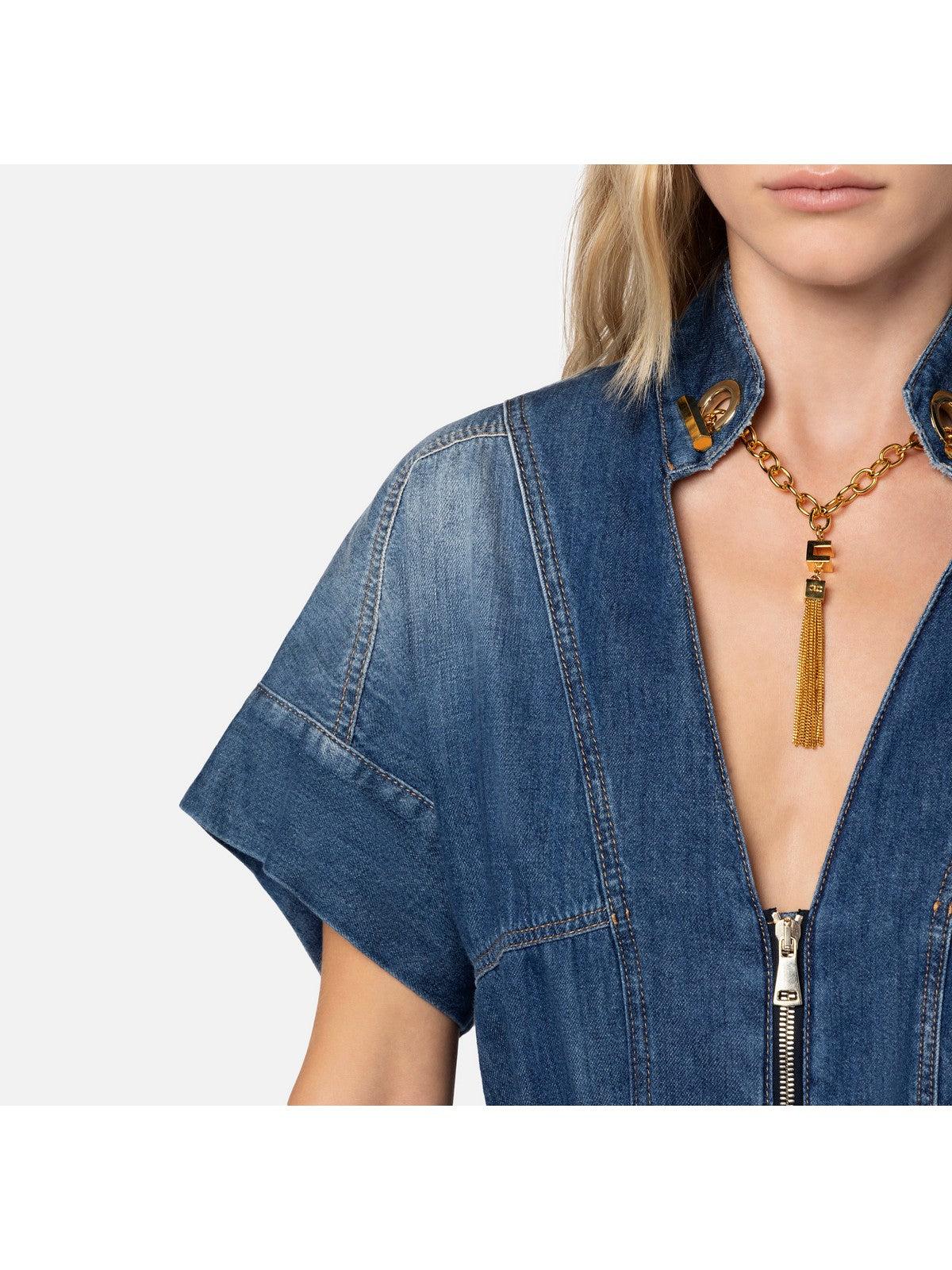 ELISABETTA FRANCHI Tuta Donna TJ28I41E2 104 Blu - Stilato