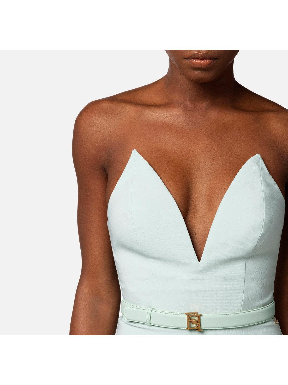 ELISABETTA FRANCHI Abito Donna AB64842E2 BV9 Verde - Stilato
