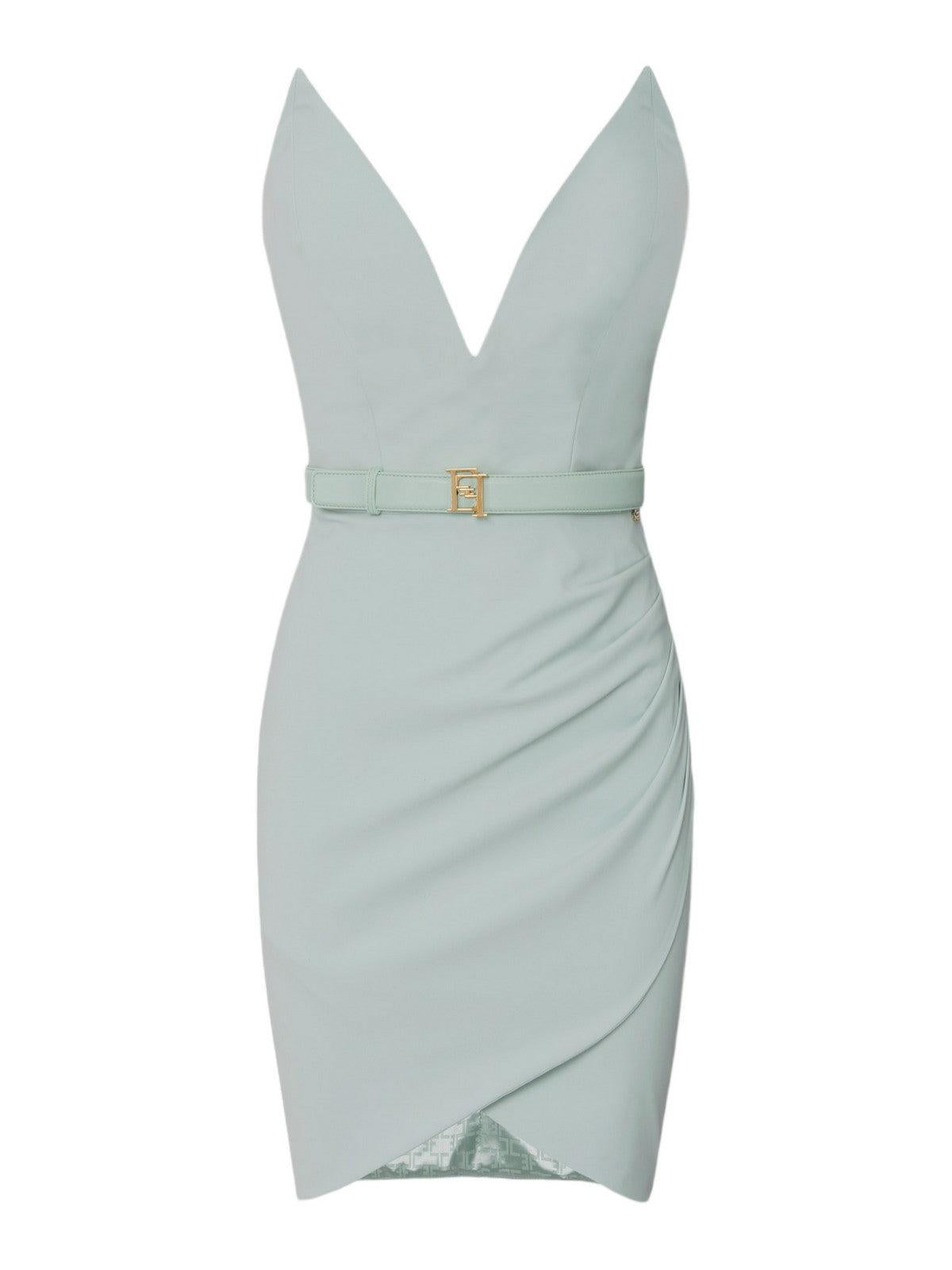 ELISABETTA FRANCHI Abito Donna AB64842E2 BV9 Verde - Stilato