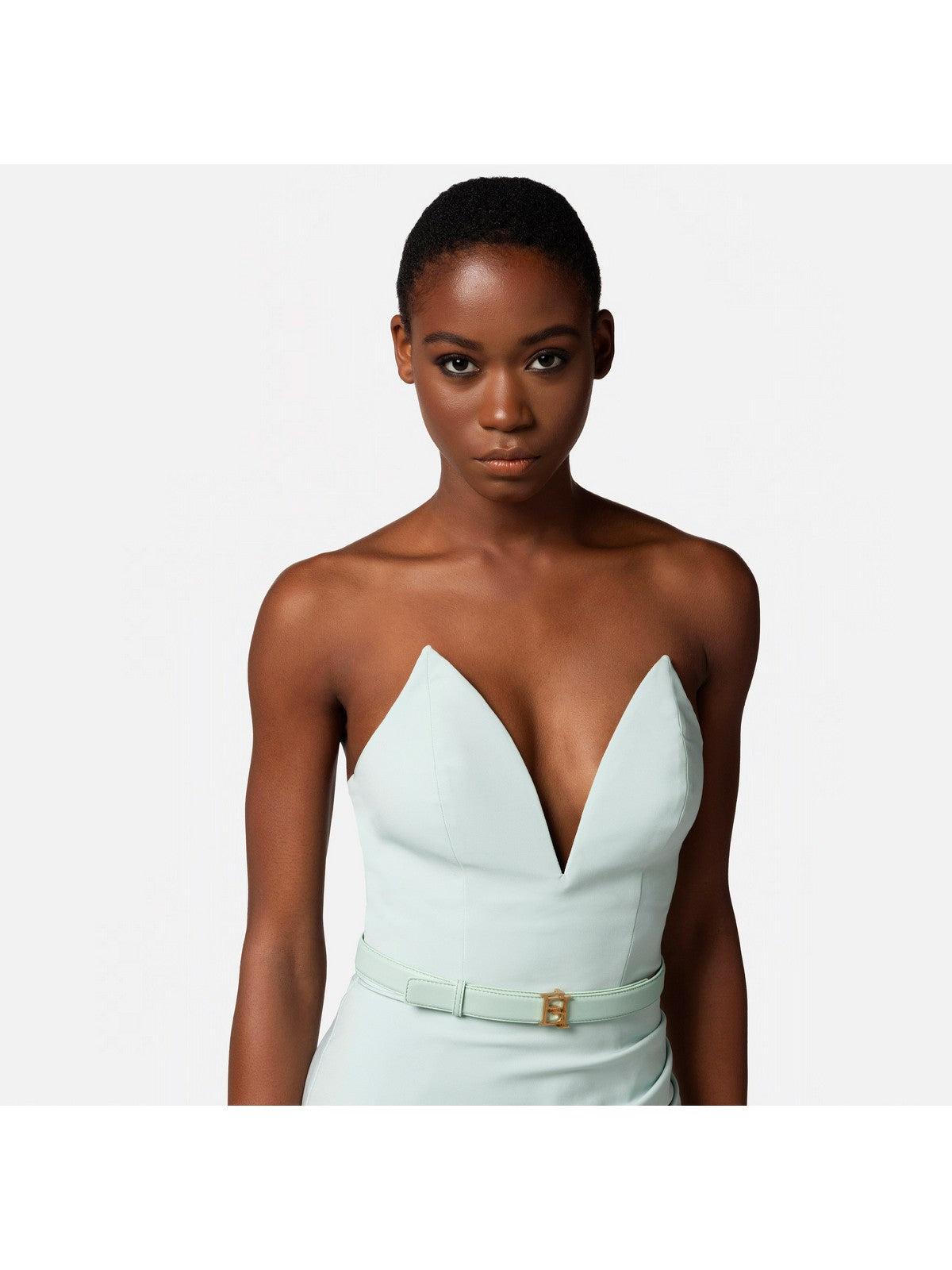 ELISABETTA FRANCHI Abito Donna AB64842E2 BV9 Verde - Stilato