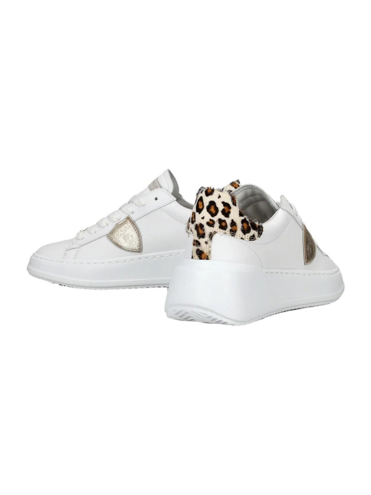 PHILIPPE MODEL Sneaker Donna Tres temple low woman BJLD VA01 Bianco - Stilato