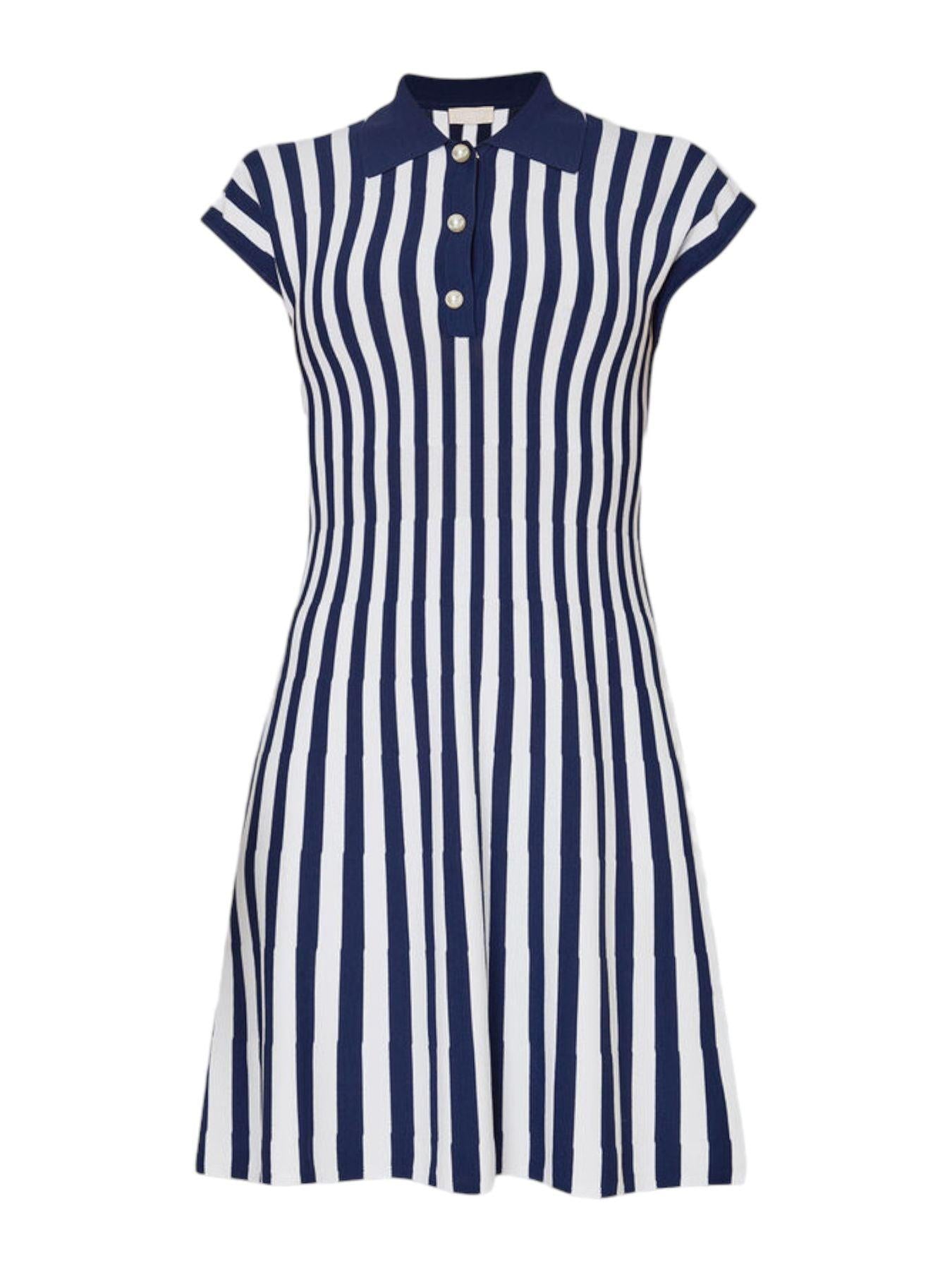 LIU JO WHITE Abito Donna MA4136MS52N C3391 Blu - Stilato