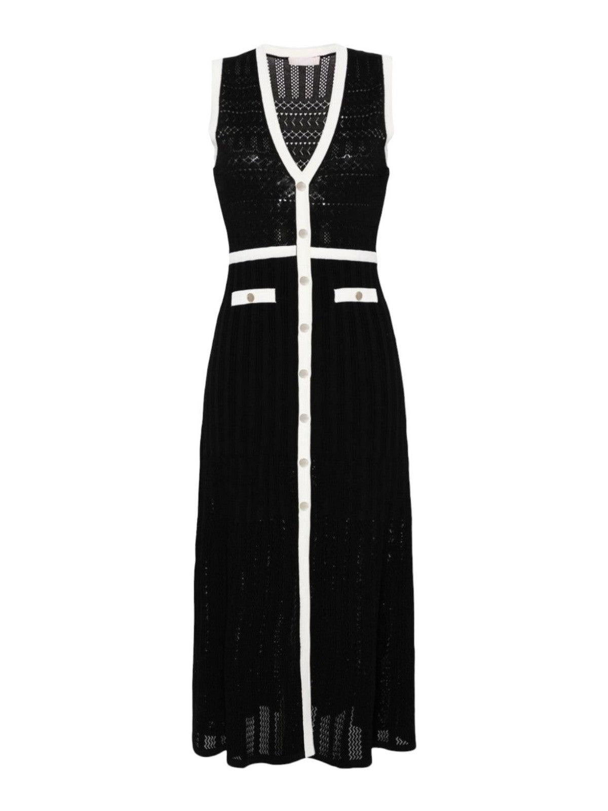 LIU JO WHITE Abito Donna MA4057MS52N C3415 Nero - Stilato