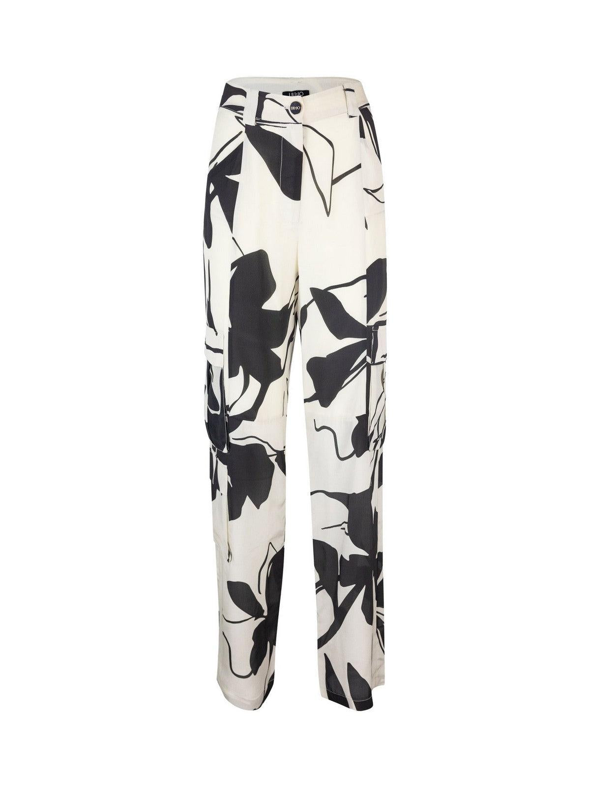 LIU JO BLACK Pantalone Donna CA4197T3598 N9027 Bianco - Stilato