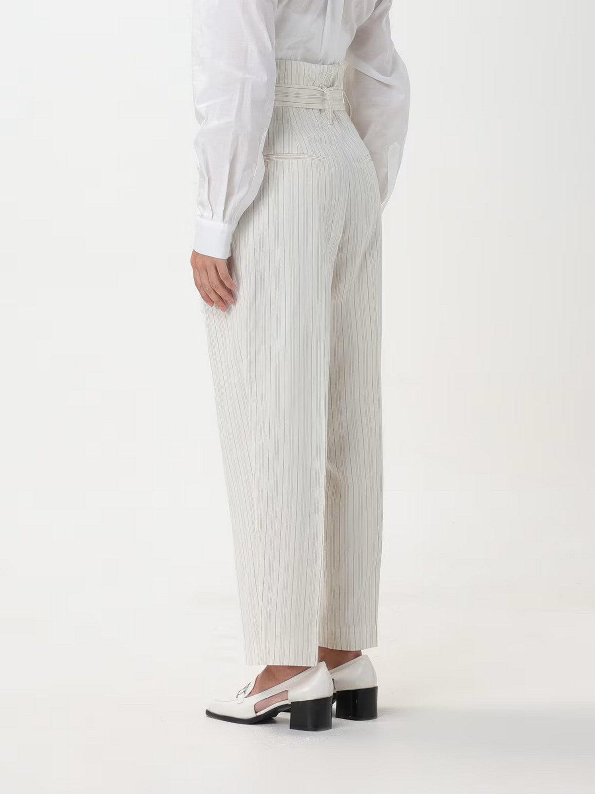 LIU JO BLACK Pantalone Donna CA4320T3790 N9037 Bianco - Stilato