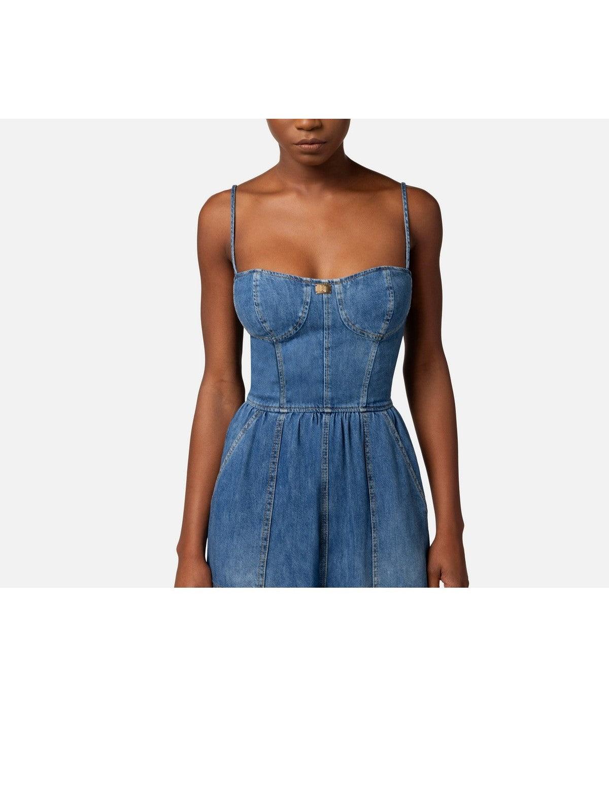 ELISABETTA FRANCHI Tuta Donna TJ29D41E2 104 Blu - Stilato