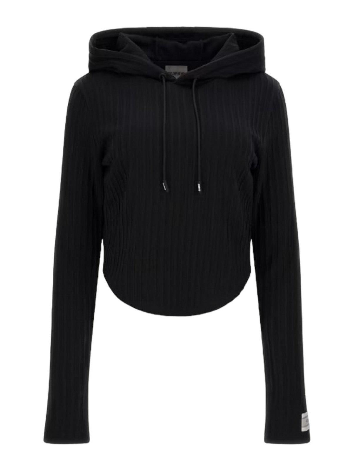 GUESS SPORT Felpa Donna Anneka Hoodie Sweats V4RQ03 KC2U2 JBLK Nero - Stilato