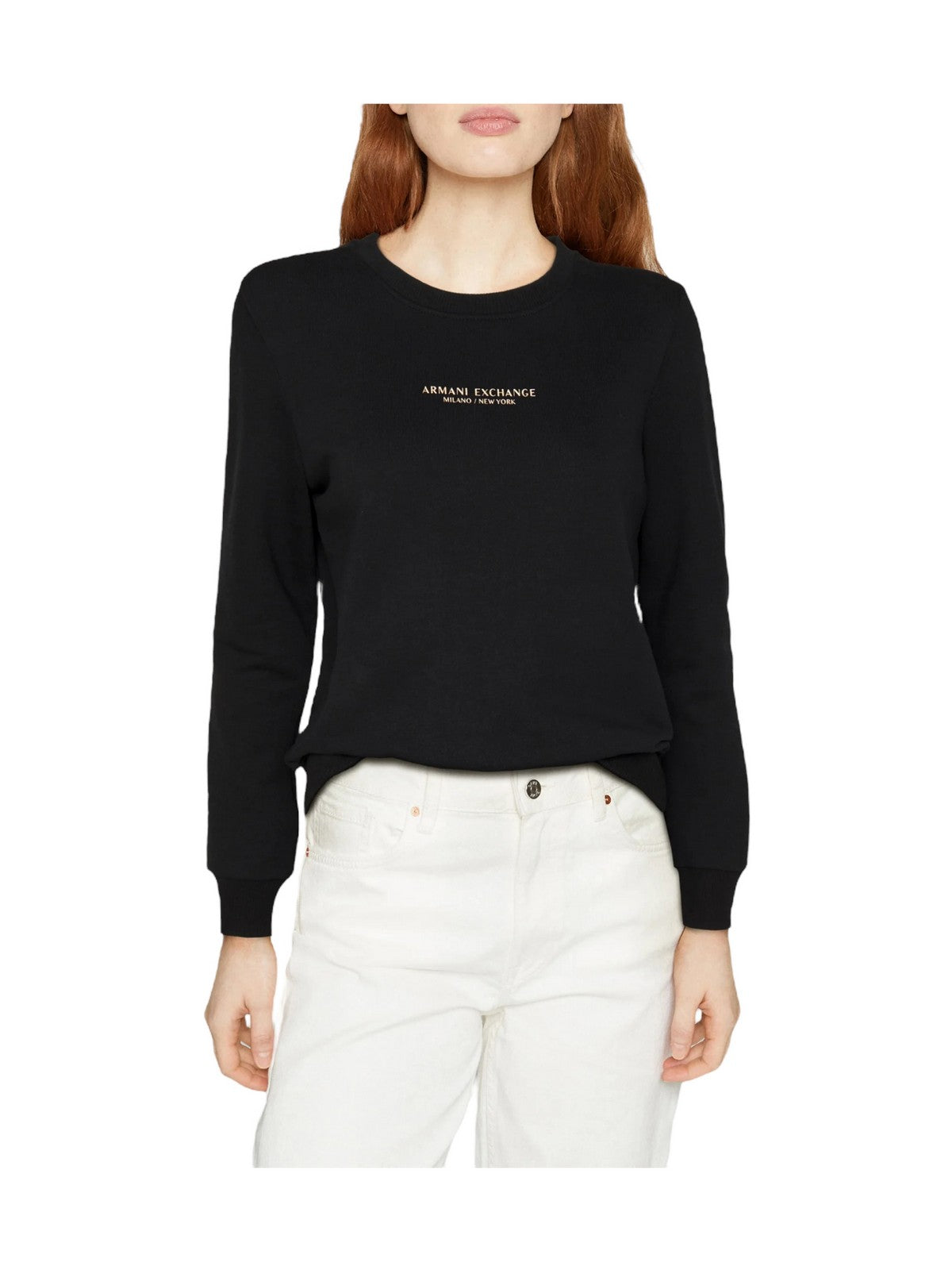 ARMANI EXCHANGE Felpa Donna 8NYM29 YJE5Z 52AK Nero - Stilato