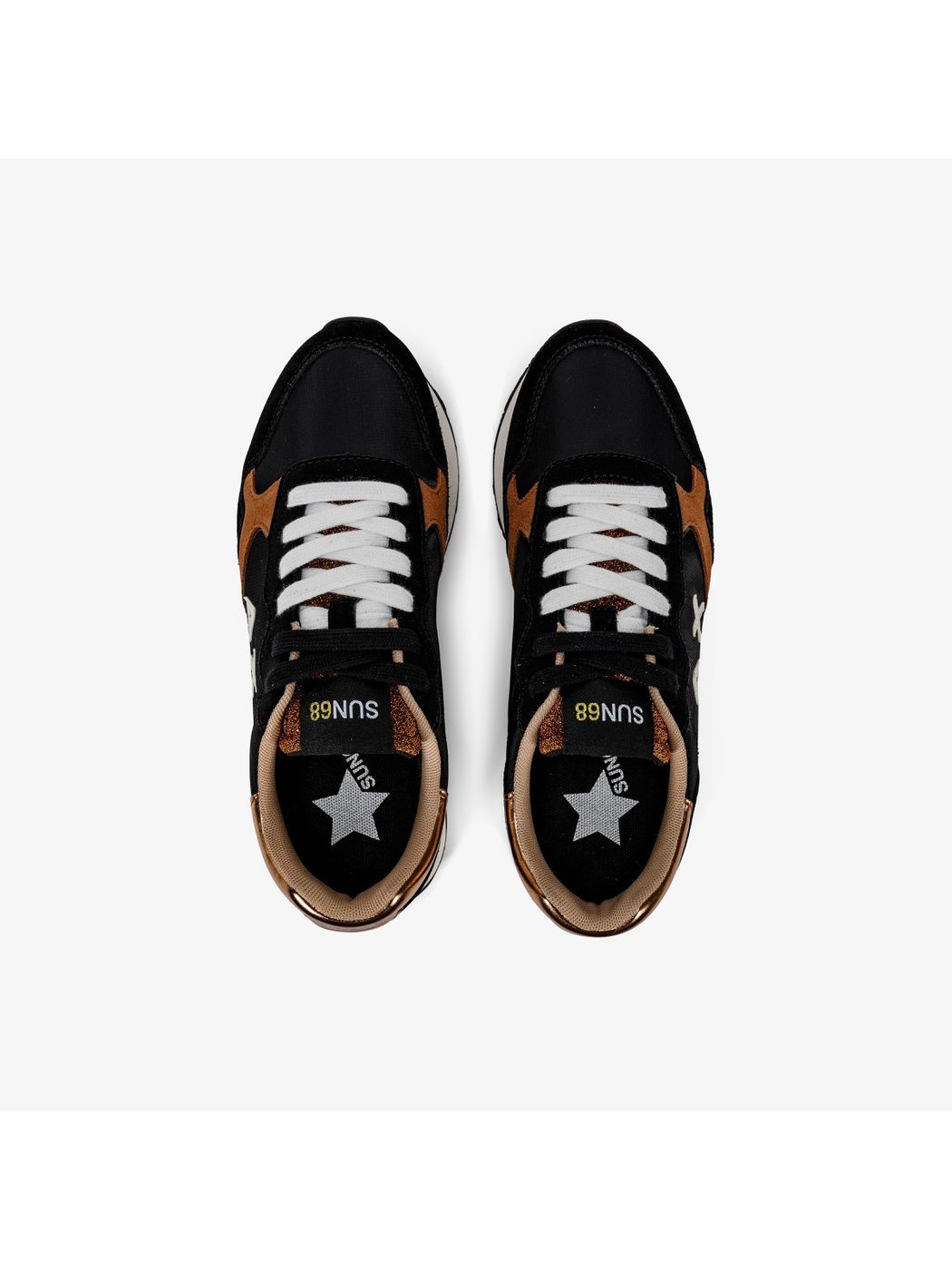 SUN68 Sneaker Donna Kelly nylon solid Z42214 11 Nero - Stilato