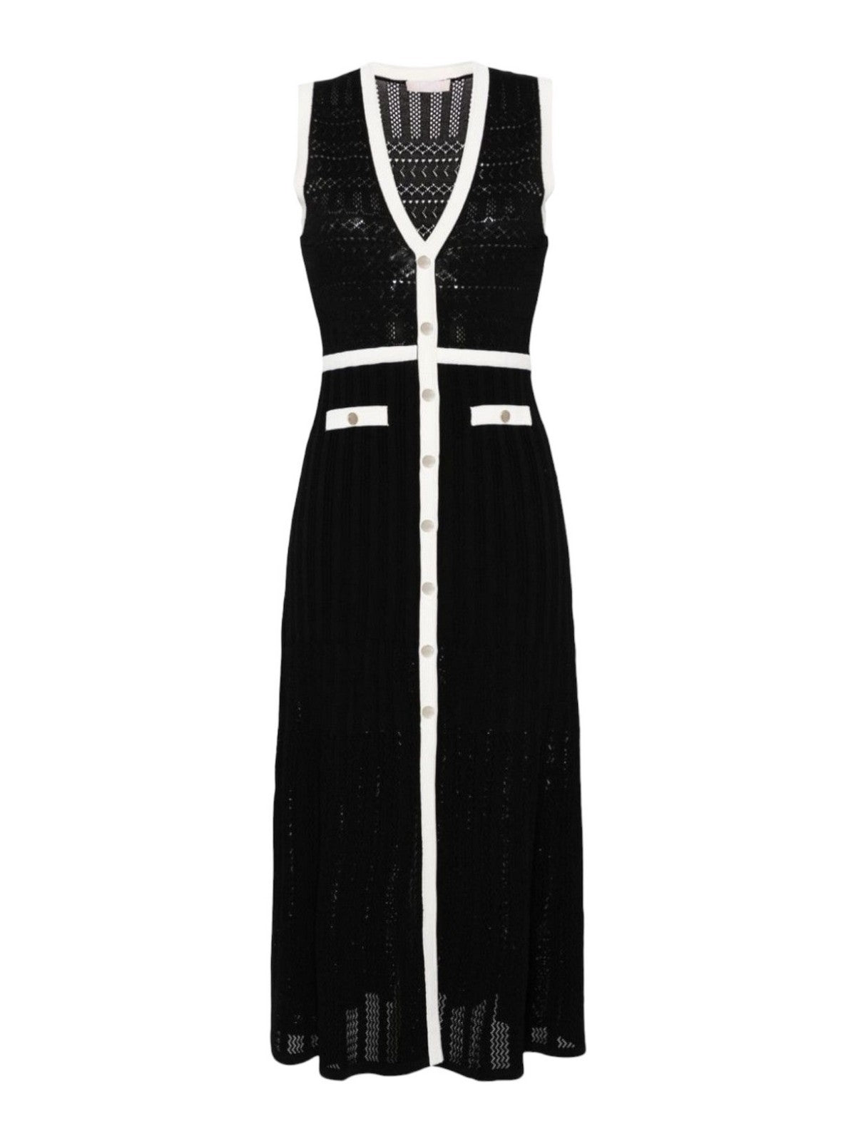 LIU JO WHITE Abito Donna MA4057MS52N C3415 Nero - Stilato