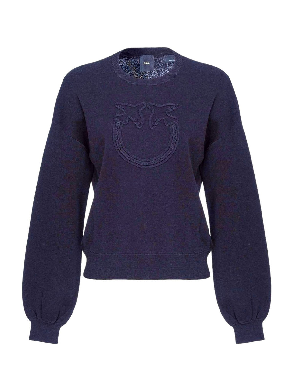 PINKO Felpa Donna 101568-A115 G57 Blu - Stilato