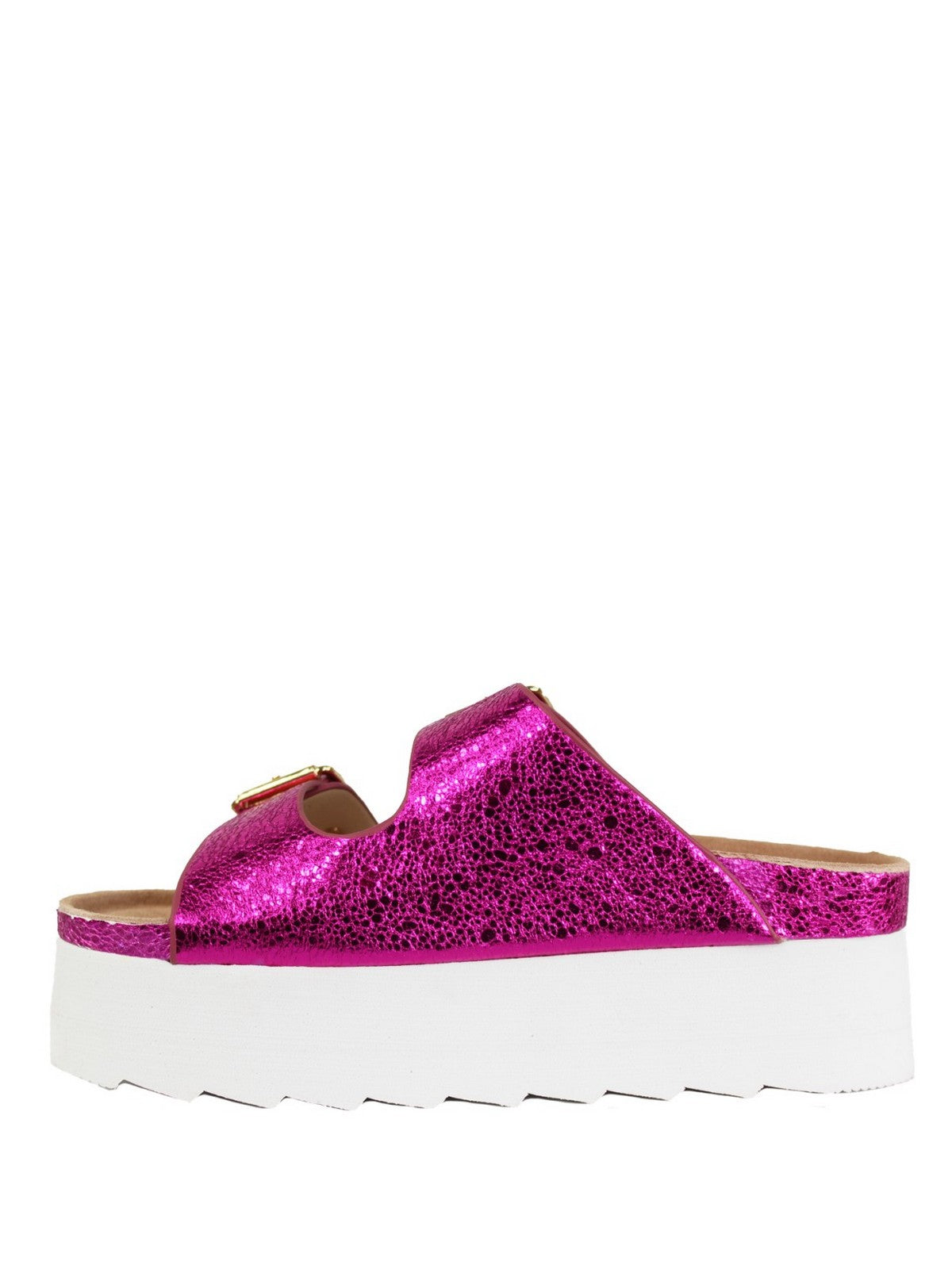 COLORS OF CALIFORNIA Sandalo Donna laminated platform sandal HC.BES42 BUB Rosa - Stilato