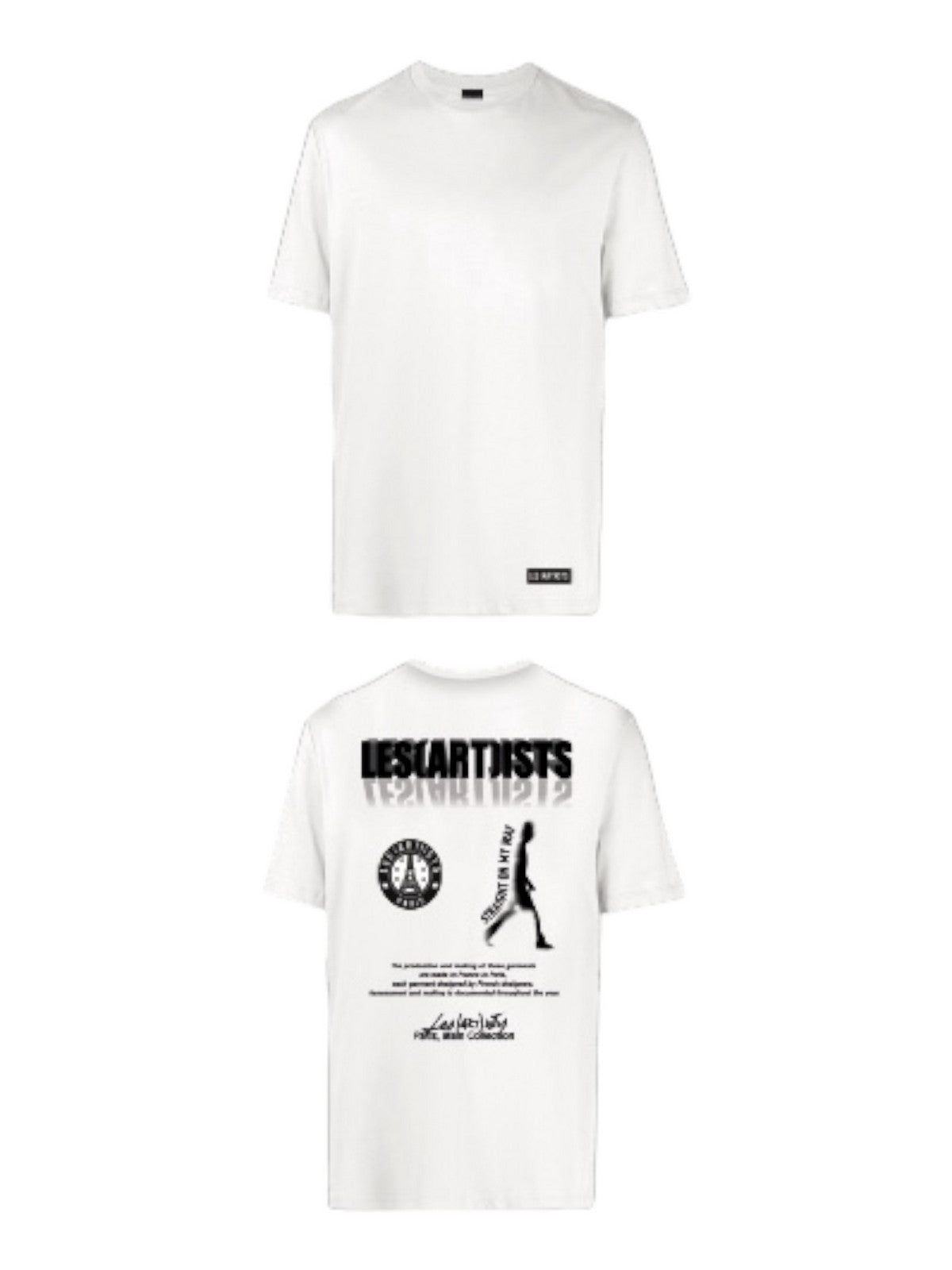 LES ARTISTS T-Shirt e Polo Uomo 24SSLATS562 Bianco - Stilato