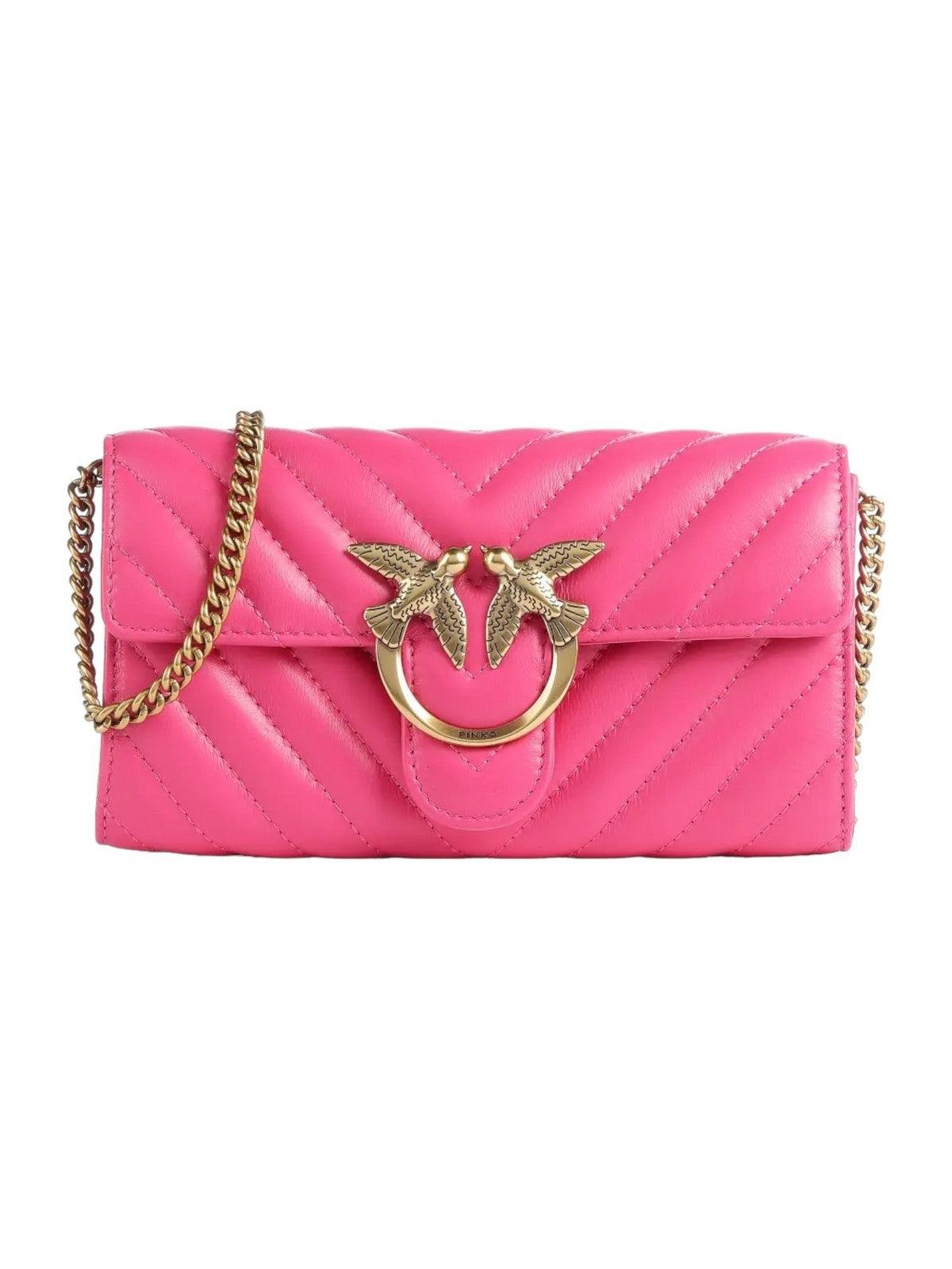 PINKO Borsa Donna Love one wallet 100062-A0GK N17Q Rosa - Stilato