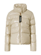 PINKO Piumino Donna Mirco Caban Crystal Nylon Con 101598-A11K D05 Beige - Stilato
