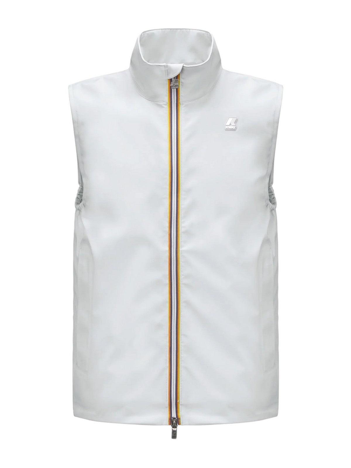 K-WAY Gilet Uomo Haris bonded jersey K4115BW 04Y Grigio - Stilato