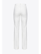 PINKO Pantalone Donna 101591-A0HC Z05 Bianco - Stilato
