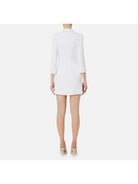 ELISABETTA FRANCHI Abito Donna AB56241E2 360 Avorio - Stilato