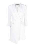 ELISABETTA FRANCHI Abito Donna AB56241E2 360 Avorio - Stilato