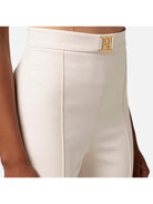 ELISABETTA FRANCHI Pantalone Donna PAT1541E2 193 Avorio - Stilato
