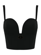 ELISABETTA FRANCHI Top Donna TO00941E2 110 Nero - Stilato