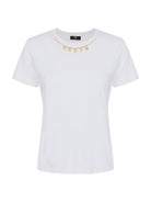 ELISABETTA FRANCHI T-Shirt e Polo Donna MA01141E2 270 Bianco - Stilato