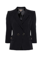 ELISABETTA FRANCHI Giacca Donna GIT6141E2 110 Nero - Stilato