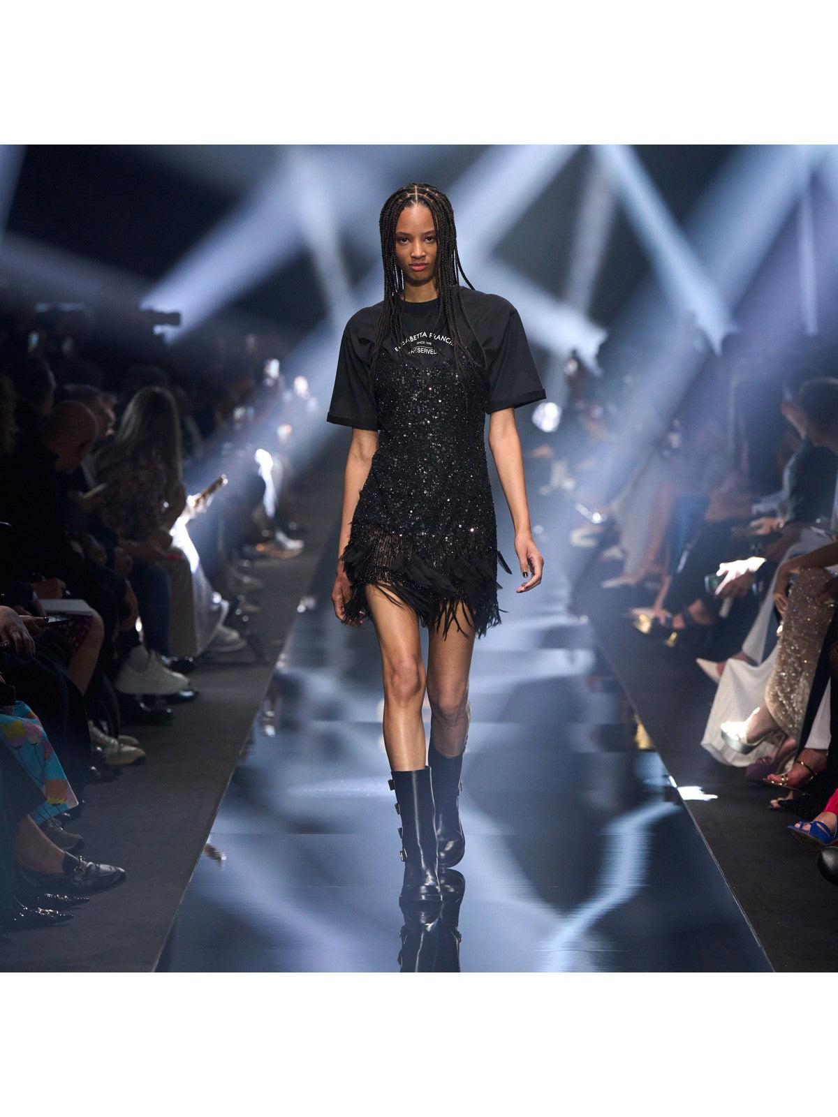 ELISABETTA FRANCHI Abito Donna AB62442E2 110 Nero - Stilato