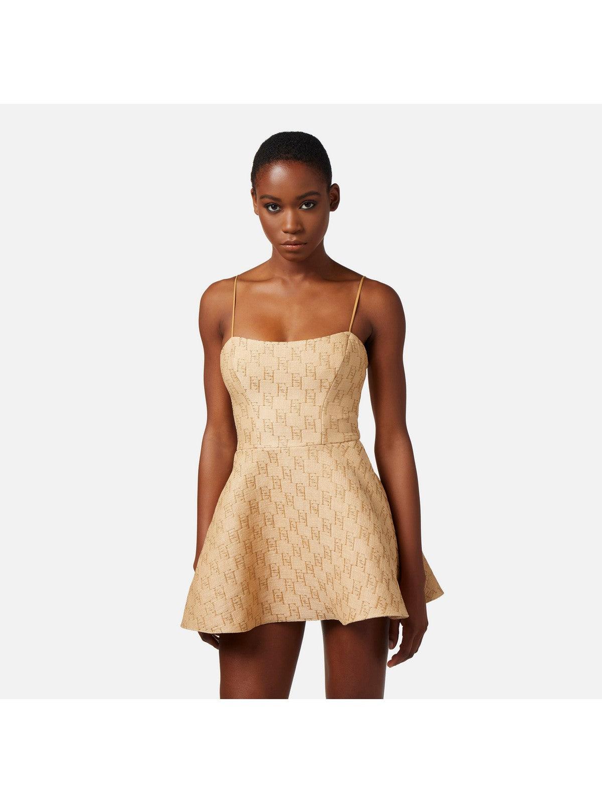 ELISABETTA FRANCHI Abito Donna AB64142E2 CE1 Beige - Stilato