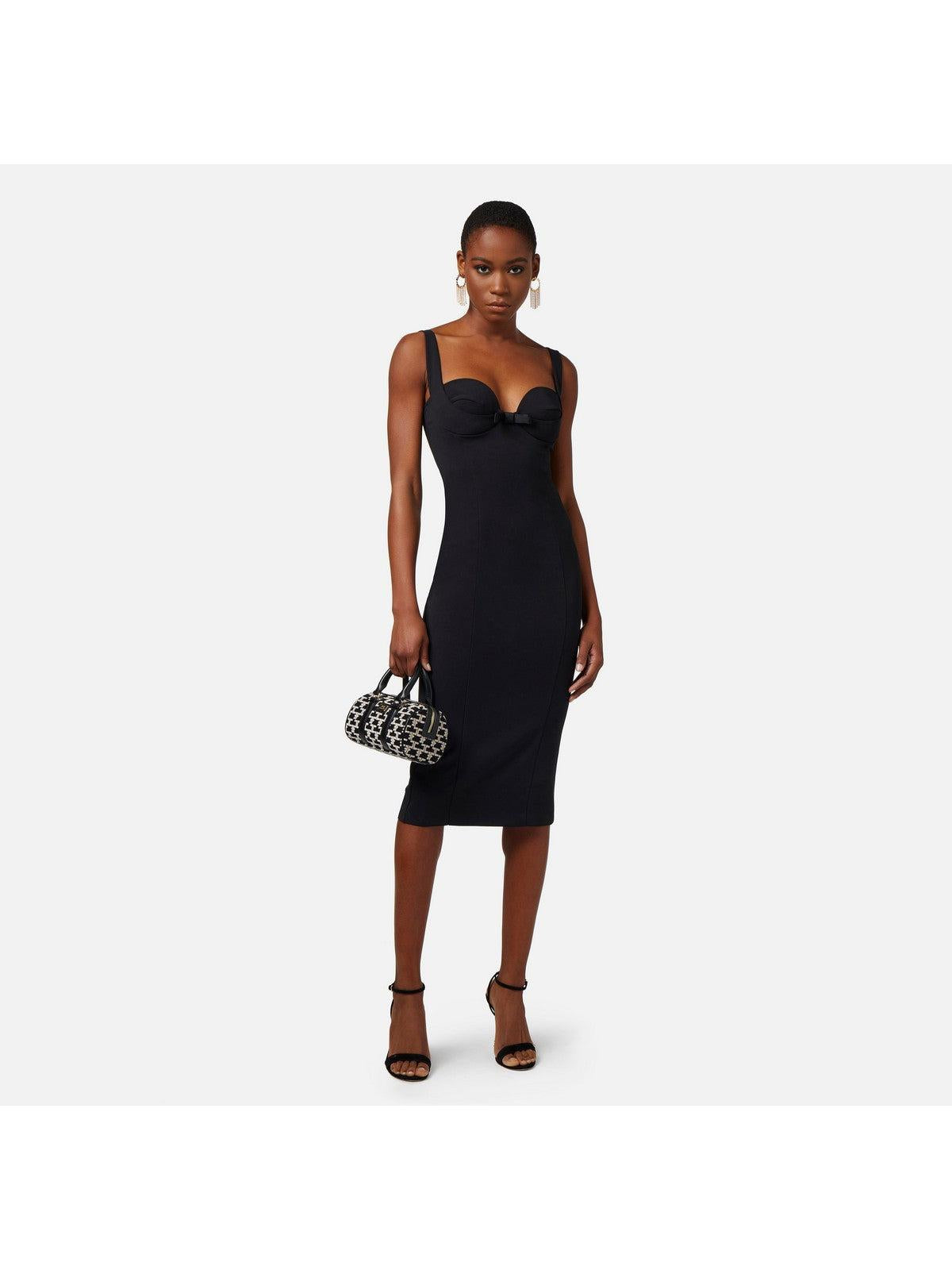 ELISABETTA FRANCHI Abito Donna AB65542E2 110 Nero - Stilato