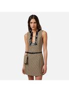 ELISABETTA FRANCHI Abito Donna AB64642E2 BD9 Beige - Stilato