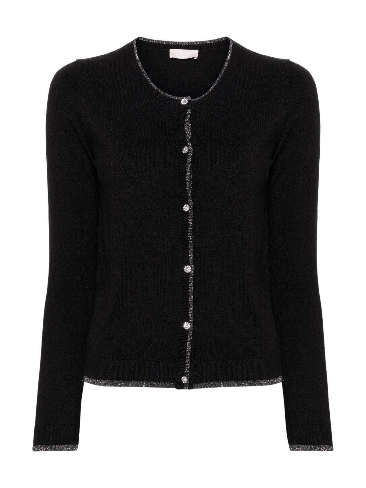 LIU JO WHITE Cardigan Donna MA4076MS49I 22222 Nero - Stilato