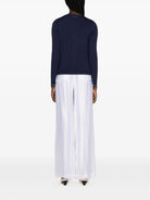 LIU JO WHITE Cardigan Donna MA4076MS49I 93831 Blu - Stilato