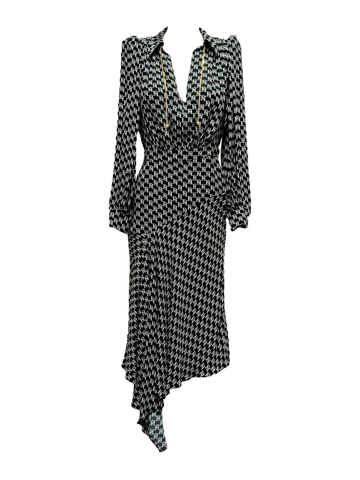 ELISABETTA FRANCHI Abito Donna ABS5341E2 685 Nero - Stilato