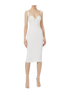 ELISABETTA FRANCHI Abito Donna AB65542E2 360 Avorio - Stilato