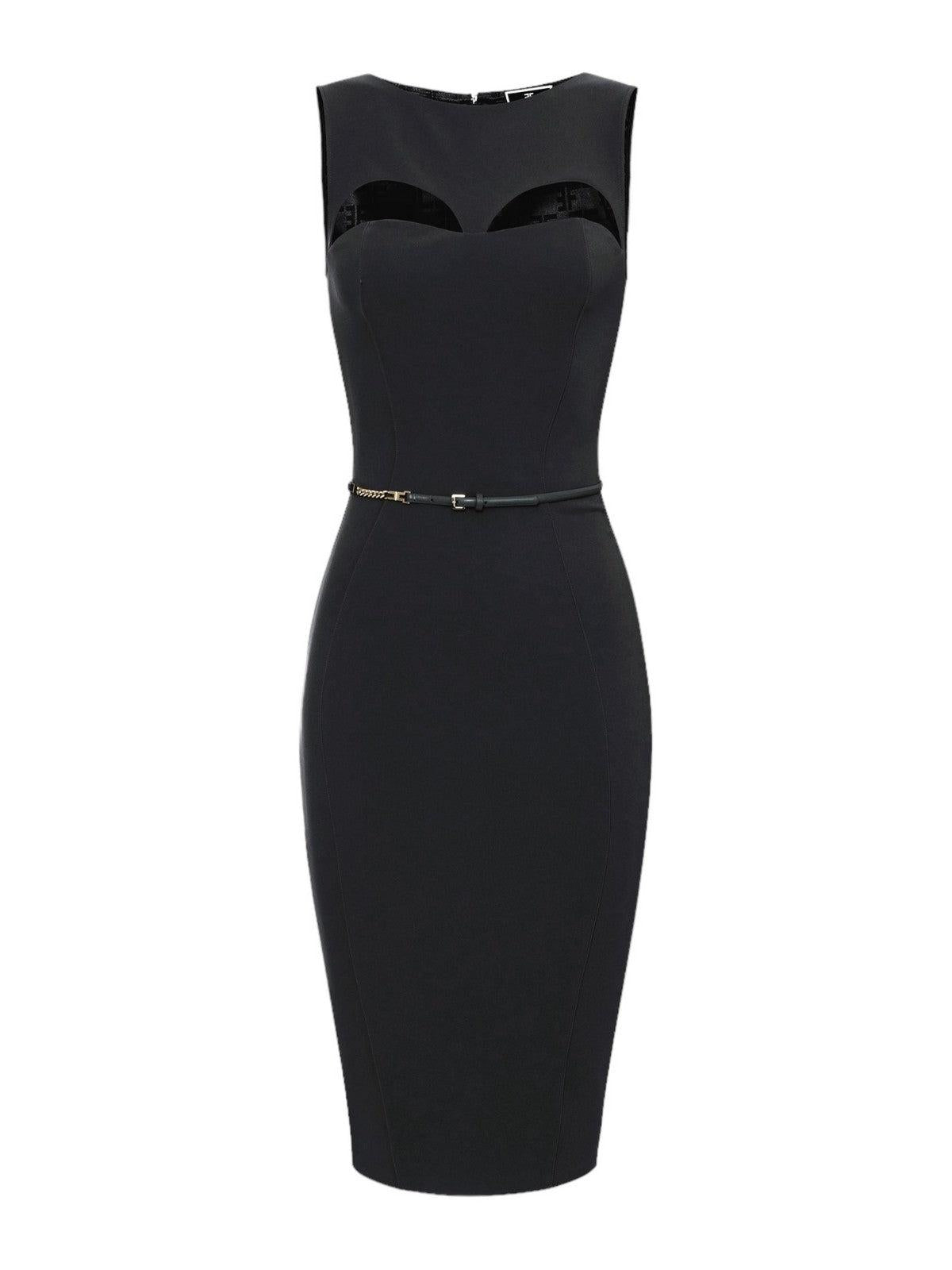 ELISABETTA FRANCHI Abito Donna AB60742E2 110 Nero - Stilato