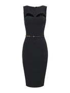 ELISABETTA FRANCHI Abito Donna AB60742E2 110 Nero - Stilato