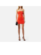 ELISABETTA FRANCHI Abito Donna AB63842E2 800 Rosso - Stilato