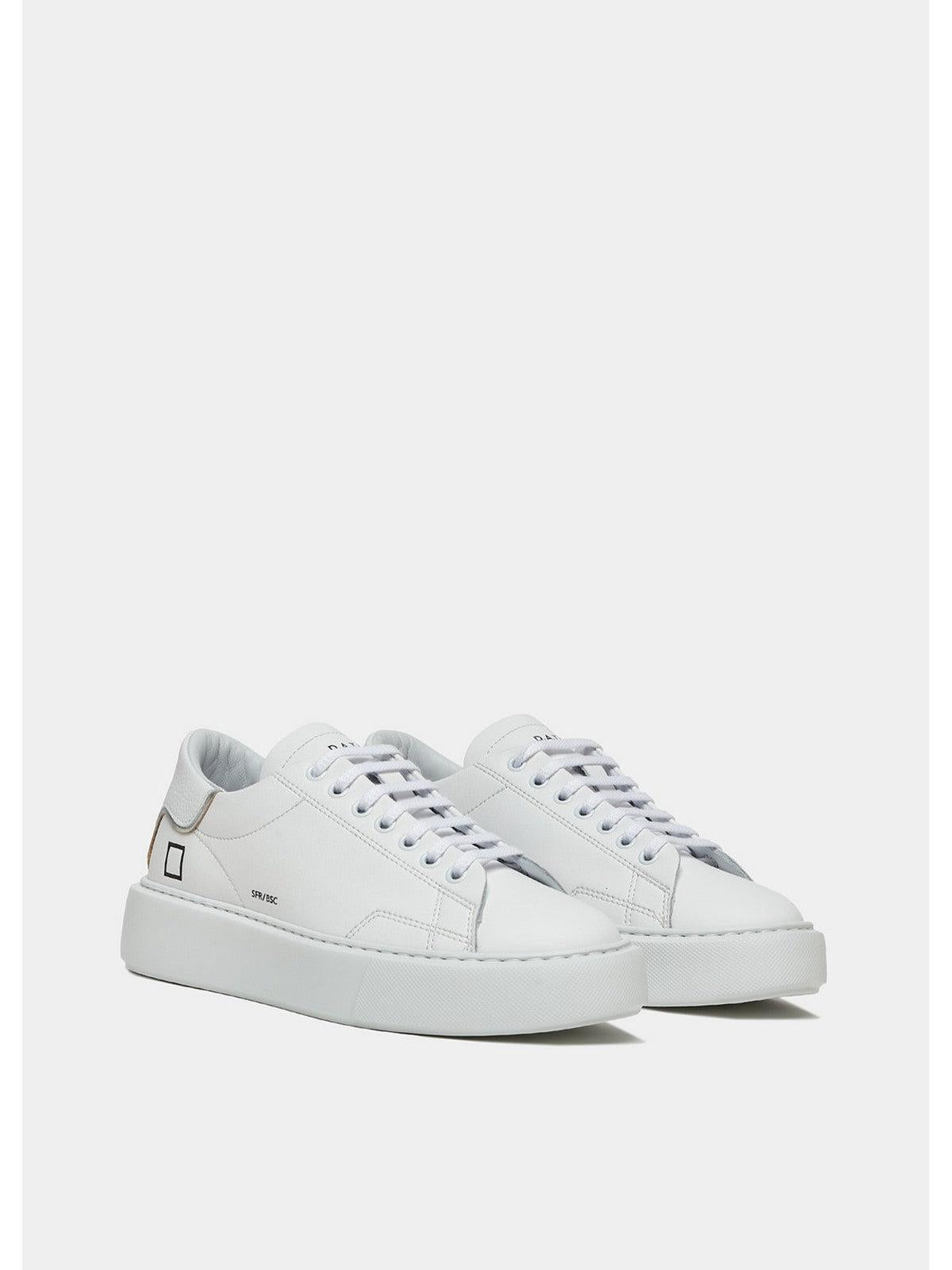 D.A.T.E. Sneaker Donna SFERA CALF W997-SF-CA-WH Bianco - Stilato