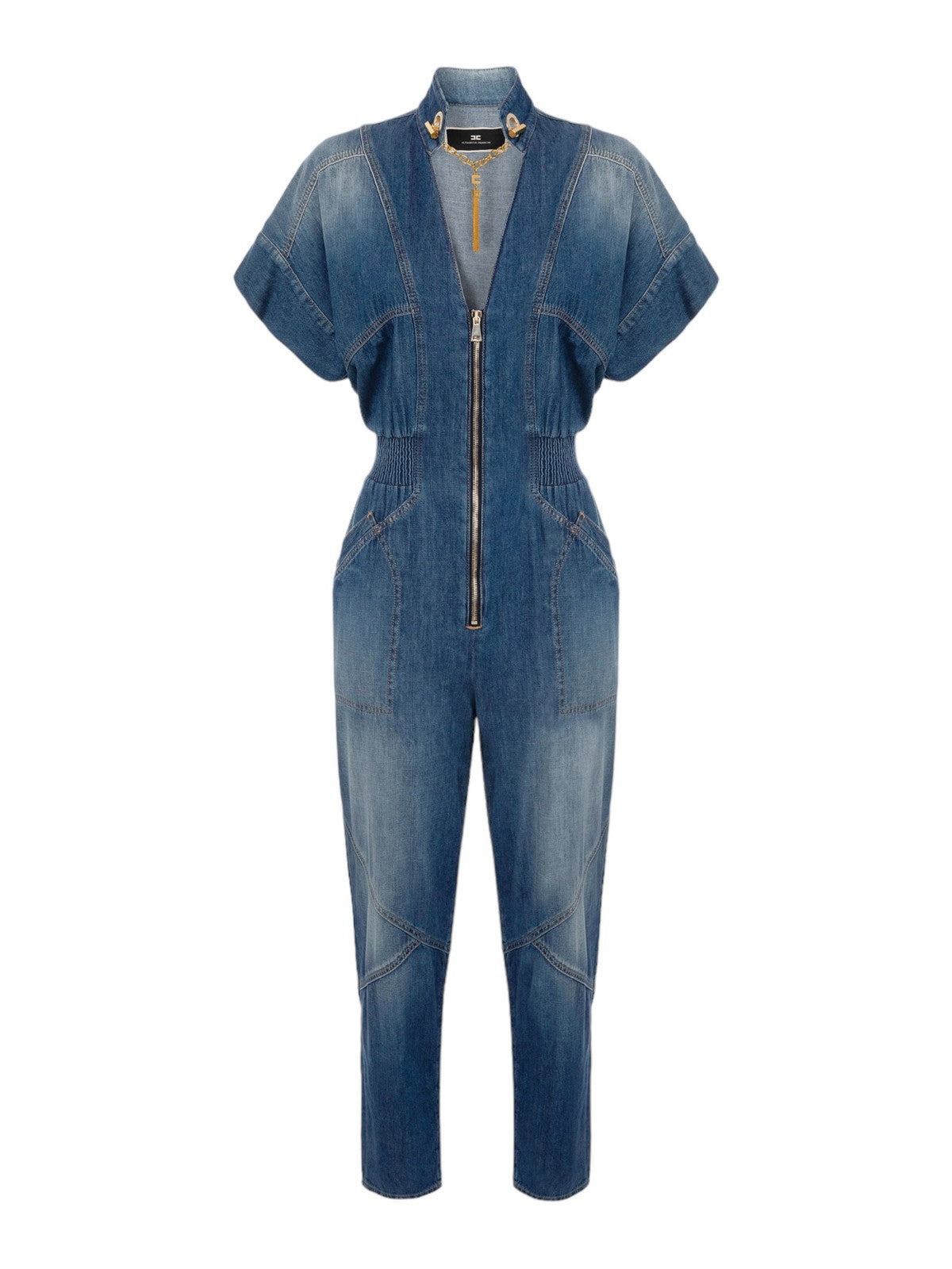 ELISABETTA FRANCHI Tuta Donna TJ28I41E2 104 Blu - Stilato