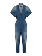 ELISABETTA FRANCHI Tuta Donna TJ28I41E2 104 Blu - Stilato