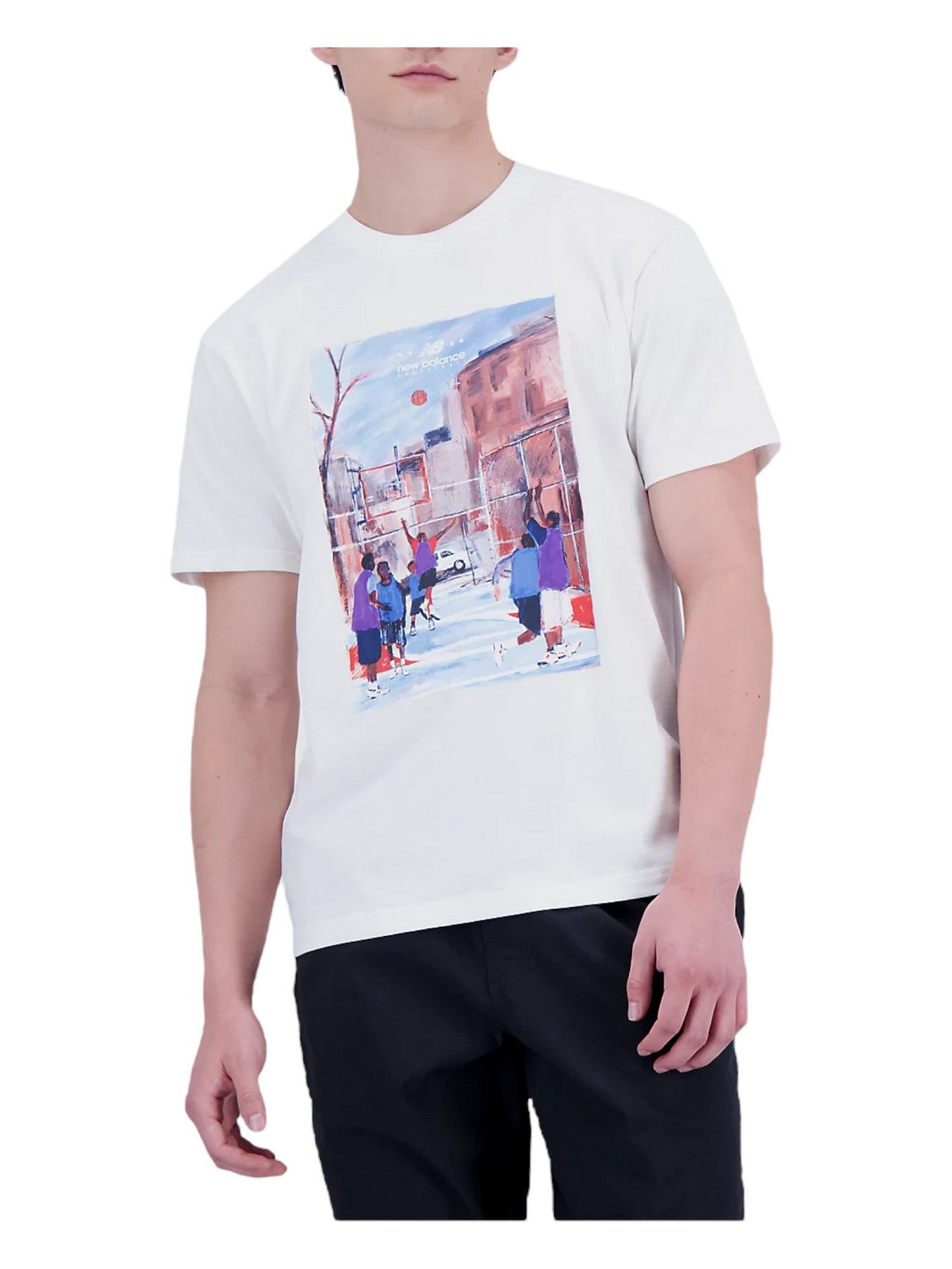 NEW BALANCE T-Shirt e Polo Uomo MT31583SST Bianco - Stilato