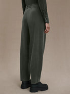 RRD Pantalone Donna CUPRO JOANIE WOM PANT W24723 20 Verde - Stilato